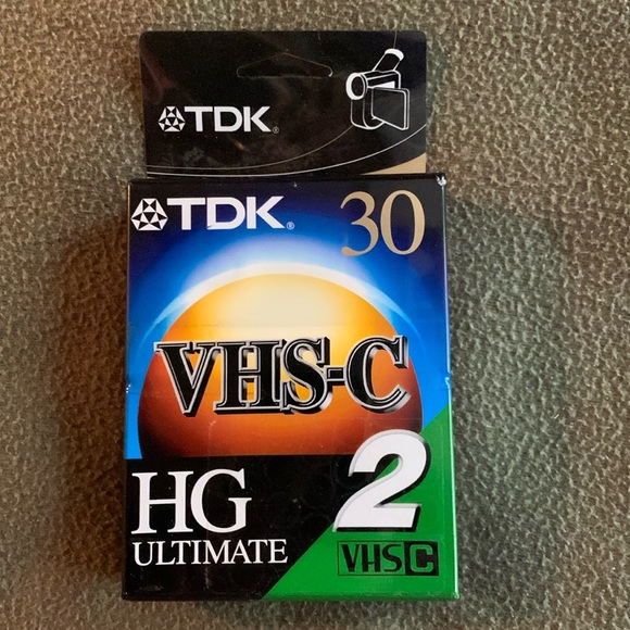 NIP TDJ VHS-C HG ultimate. Pack of 2 camcorder cassettes - Picture 1 of 2